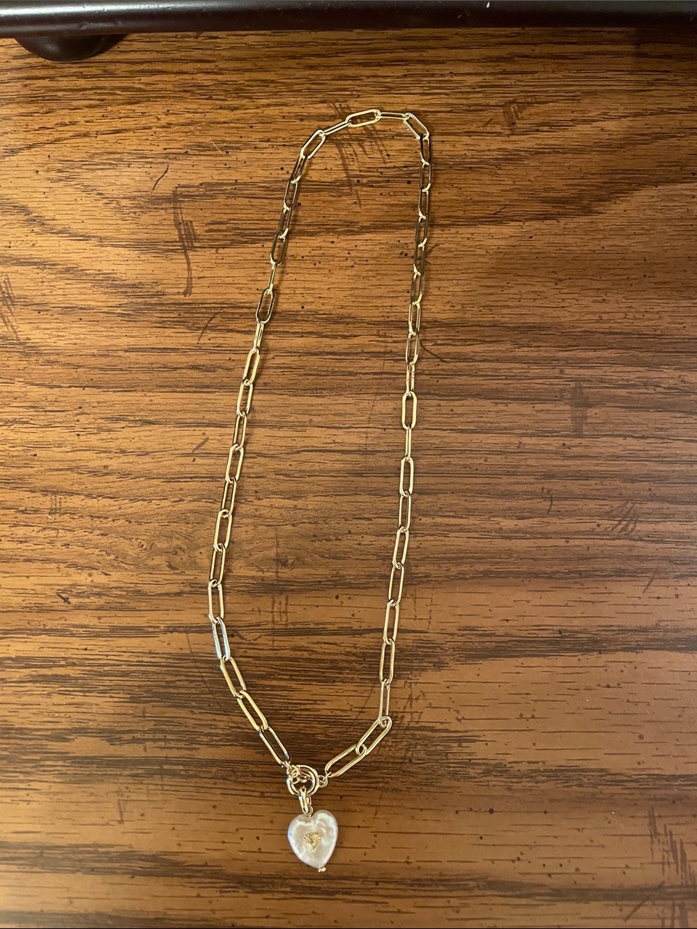 Kendra Scott Gold Link Chain Necklace with matching bracelet
